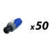 Click to see a larger image of Bulk Carton of 50 Neutrik NL2FX 2 pole SpeakON Plug