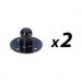 Click to see a larger image of Pack of 2 Short Internal Steel Top Hat Speaker Mounting 35mm adaptor for stand