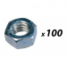 Click to see a larger image of 100 Pack of Tuff Cab M4 Hex Full Nut